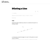 Dilating a Line