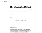 The Missing Coefficient