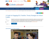 A Guide for Engaging ELL Families: Twenty Strategies for School Leaders