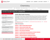 CH103: Allied Health Chemistry