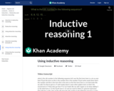 Statistics: Inductive Reasoning 1