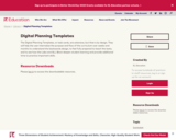 Digital Planning Templates