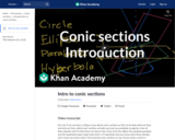 Introduction to Conic Sections