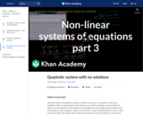 Conic Sections: Non-Linear Systems of Equations 3