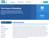 1st Grade English Language Arts - Unit 5: The Power of Reading