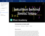 Calculus - Limits: Old Limits Tutorial