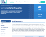1st Grade English Language Arts - Unit 4: Movements for Equality