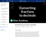 Converting Fractions to Decimals