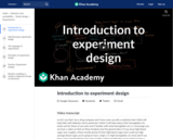 Introduction to experiment design