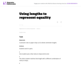 Using lengths to represent equality