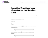 Locating Fractions Less than One on the Number Line