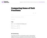 Comparing Sums of Unit Fractions