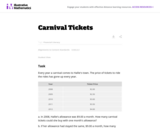 Carnival Tickets