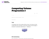 Computing Volume Progression 3