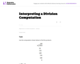 Interpreting a Division Computation