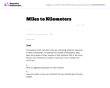 Miles to Kilometers