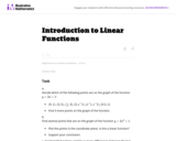 Introduction to Linear Functions