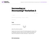 Increasing or Decreasing? Variation 2