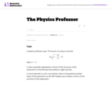 The Physics Professor