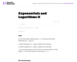 Exponentials and Logarithms Ii