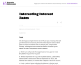 Interesting Interest Rates