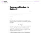 Accuracy of Carbon 14 Dating II