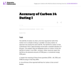 Accuracy of Carbon 14 Dating I