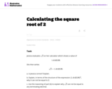 8-NS Calculating the Square Root of 2