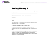 2.OA, NBT Saving Money 2