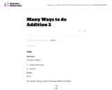2.NBT Many Ways to do Addition 2