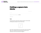 G-SRT Folding a square into thirds