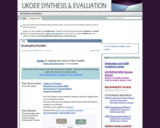 OER Synthesis and Evaluation/Evaluation Toolkit