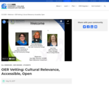 Vetting OER for Cultural Relevance, Accessibility and Licensing