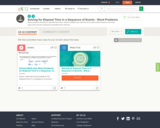 Solving for Elapsed Time in a Sequence of Events Word Problems