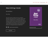 About Writing: A Guide