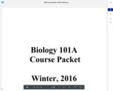 Biology 101A Lab Packet