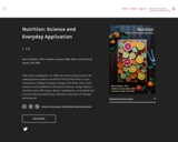 Nutrition: Science and Everyday Application