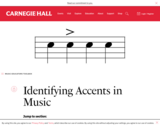 Identifying Accents in Music