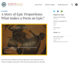 A Story of Epic Proportions: What makes a Poem an Epic?