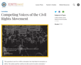 Competing Voices of the Civil Rights Movement