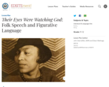 "Their Eyes Were Watching God": Folk Speech and Figurative Language