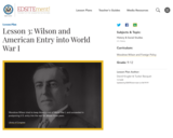 Lesson 3: Wilson and American Entry into World War I