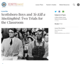 Scottsboro Boys and To Kill a Mockingbird: Two Trials for the Classroom