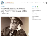 Walt Whitman's Notebooks and Poetry: The Sweep of the Universe
