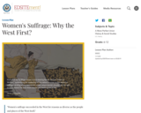Women's Suffrage: Why the West First?