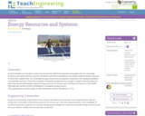 Energy Resources and Systems