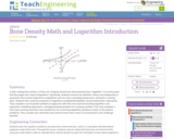 Bone Density Math and Logarithm Introduction