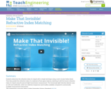 Make That Invisible! Refractive Index Matching