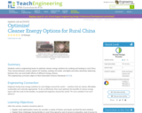 Optimize! Cleaner Energy Options for Rural China