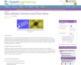 Microfluidic Devices and Flow Rate